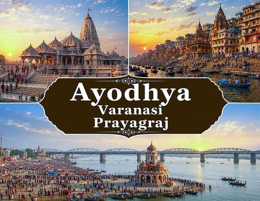 Ayodhya Varanasi Prayagraj Tour