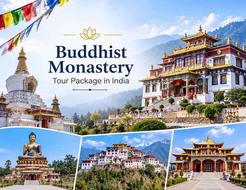 Buddhist Monastery Tour Package in India