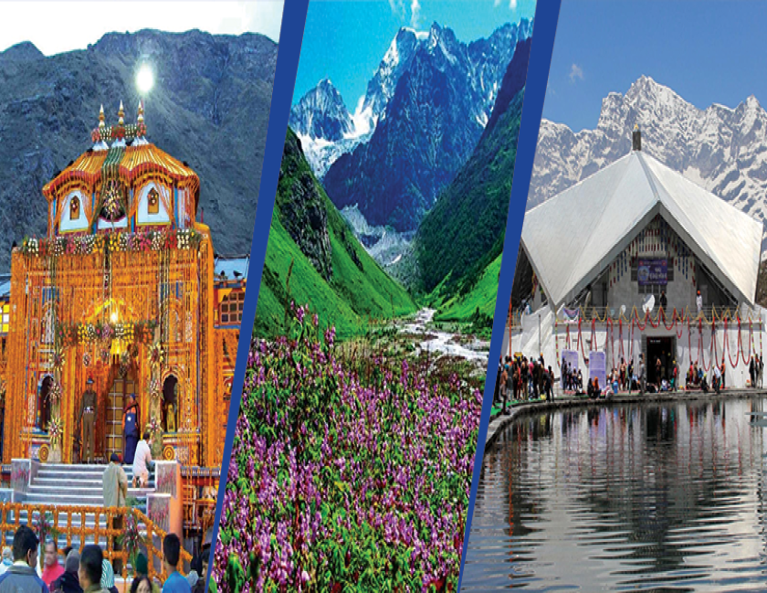 Chardham Yatra with Valley of Flowers and Hemkund Sahib Tour from Delhi