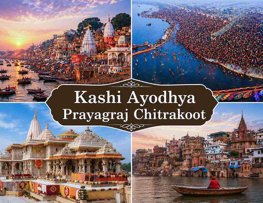 Kashi Ayodhya Prayagraj Chitrakoot Tour