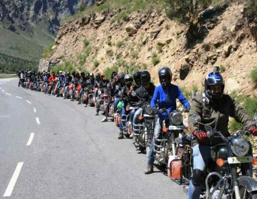 Ladakh Motor Bike Group Departure Tour