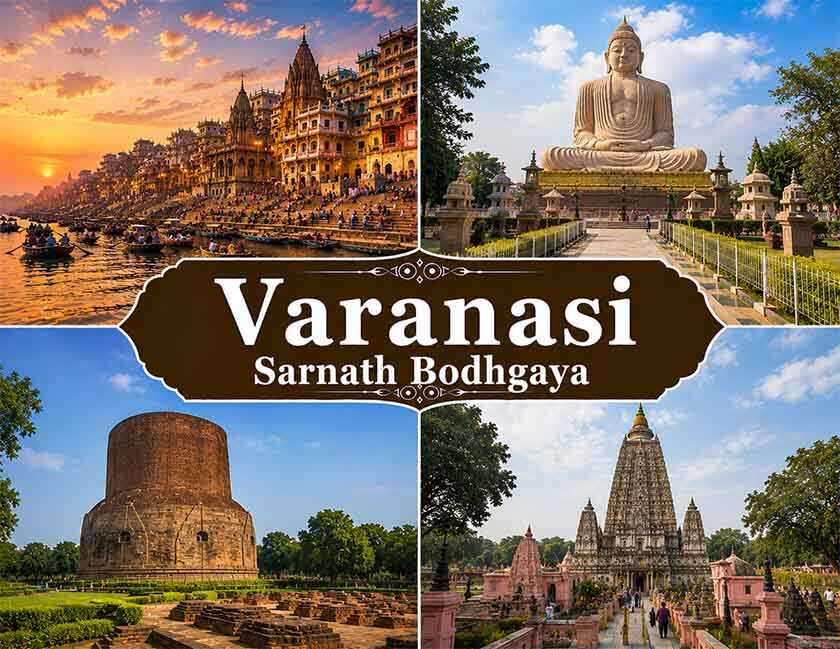 Varanasi Sarnath Bodhgaya Tour Packages